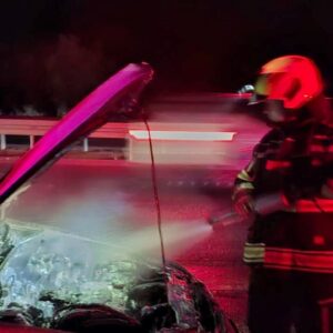 seyir halindeki otomobil alev aldi 7bGh3pc1