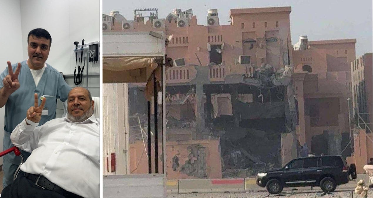 bombalardan sag kurtuldu hamas lideri hastaneden poz verdi ifC3bMAs