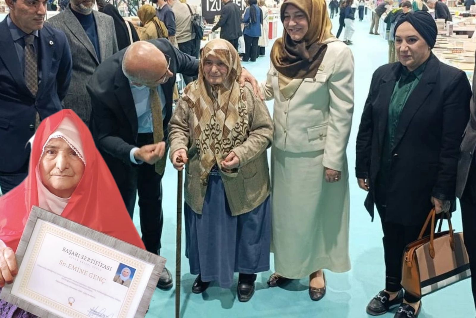 malatyada 88 yasinda okuma yazma ogrenen emine genc kitap fuarinin onur konugu oldu G9w3kbh2.jpg